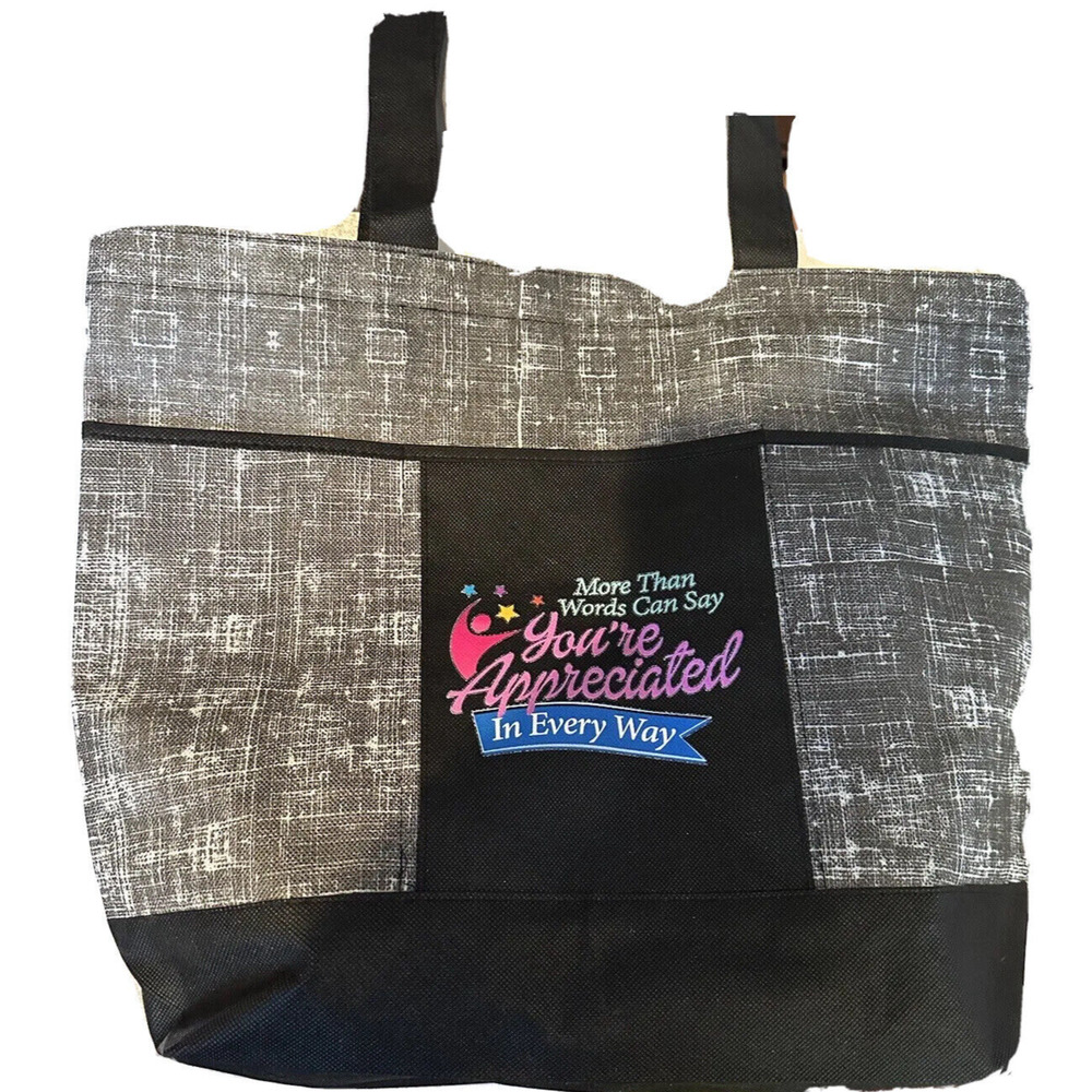 Appreciation Gift Idea-Non-Woven Tote Bag with Travel Mug & Small Journal